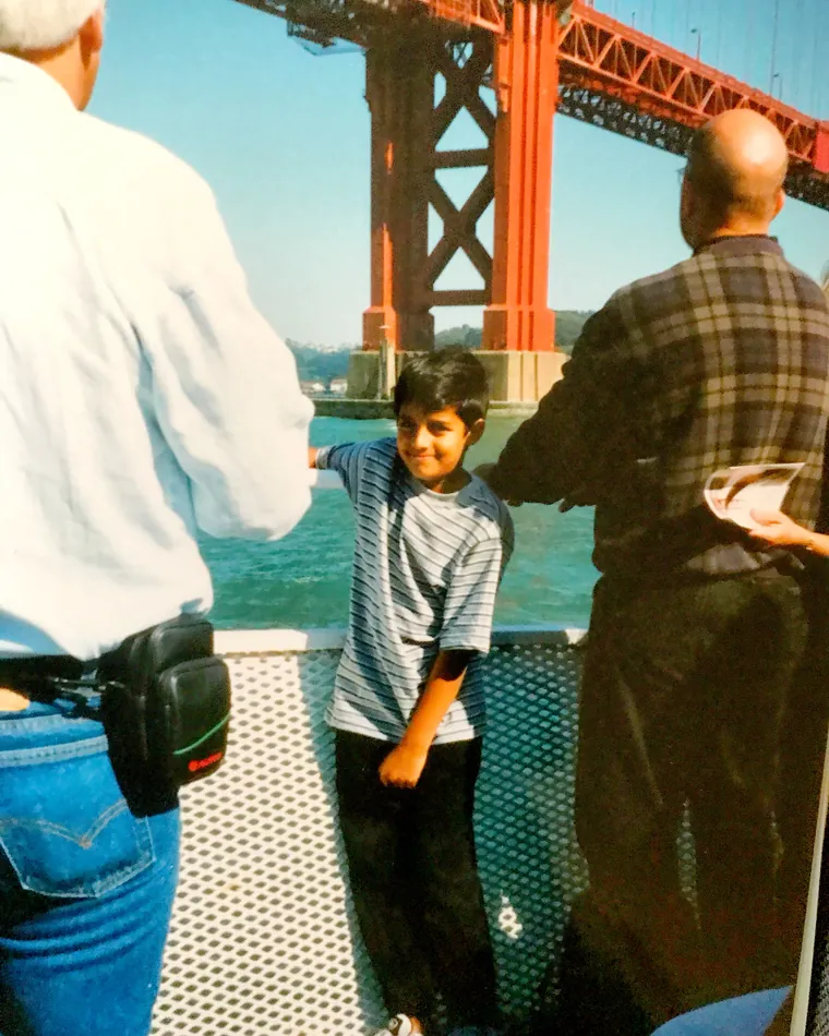 Young Sunny at the Golden Gate Bridge